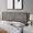 Gray, variant on MOD-6220-BLK Archie Twin Wood Headboard, Black