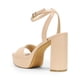 thumbnail image 3 of Sandalia DREAM PAIRS SDHS2423W Plataforma Tacón 10.5 cm Nude Talle 8, 3 of 6