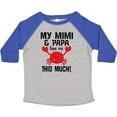 thumbnail image 3 of Inktastic Mimi and Papa Love Me Crab Boys or Girls Toddler T-Shirt, 3 of 5