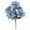 Sky Blue, variant on Artificial Poinsettia Flowers, Faux Poinsettia Bush Bouquets Silk Poinsettia Valentine’s Day Ornaments Poinsettia Flower Arrangement for Home Decor, 1 Pcs, 15.74 Inches