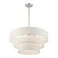 thumbnail image 3 of 58134-91-Livex Lighting-Warrenville - 4 Light Pendant In Mid-Century Modern Style-18.75 Inches Tall and 23 Inches Wide-Brushed Nickel Finish, 3 of 13