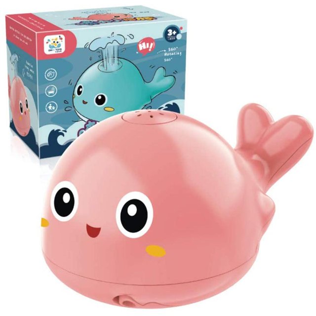 Juguete De Baño Para Bebé, Ballena Bonita, Juguete De Pulverización De Agua De Inducción Automática, Juguete Para Bañera Para Bebés Y Niños Yuarrent FN007112-02