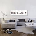 thumbnail image 2 of ARTCANVAS BRITTANY Girls Name Room Decor Canvas Art Print - Size: 48" x 16" (1.50" Deep), 2 of 9
