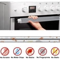 thumbnail image 3 of Ziyoot 5Pcs Refrigerator Door Handle Cover Washable Kitchen Appliance Decor Handles Fridge Oven Microwave Dishwasher Antiskid Protector, Keep Off Fingerprints Food Stains (Gray), 3 of 7