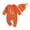 X05-Orange, variant on Xudanell Newborn Outfit Baby Embroidery Letter Boy Fall Outfits 12-18 Month Boy Clothes Romper with Hat