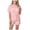 3#Pink, variant on TAmten Girls Summer Outfits Casual Lounge Set Short Sleeve T Shirt and Elastic Waist Shorts Sets Clothes for Girls 10-12(Light Purple,6-7 Years)