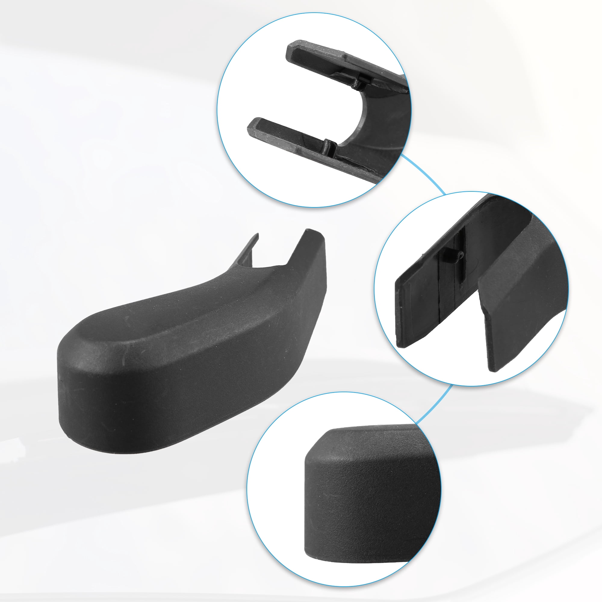 Unique Bargains Car Rear Wiper Arm Nut Cover Cap for Volvo XC60 1-Pack Black
