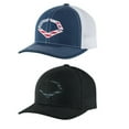 thumbnail image 2 of Evoshield Usa Flex-Fit Trucker Cap Black Large/X-Large, 2 of 2