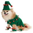 thumbnail image 1 of Dog Christmas Costumes Set Pet Elf Outfit Role Playing Clothes Set Dog Accessories New, 1 of 4