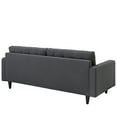thumbnail image 6 of Modway Empress Armchair and Sofa Set of 2 in Gray, 6 of 6
