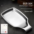 thumbnail image 1 of Premium 304 Stainless Steel Square Kitchen Utensil Holder - Rust-Resistant, Space-Saving Storage Tray for Soup Spoons, Pot Shovels & Rice Spoons, Easy to Clean, Compact Design, Ideal Gift (Gold, 1 of 5
