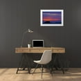 thumbnail image 3 of Grandmaison, Mike 14x11 White Modern Wood Framed Museum Art Print Titled - Canada Sunset and lighthouse on Georgian Bay, 3 of 4