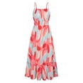 thumbnail image 4 of Boho Dresses for Women Summer Floral Maxi Dress Casual Beach Vacation Clothes Outfits Cruise Wear Flowy Long Vestidos Casuales Para Mujer Elegant Classy, 4 of 4