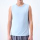 thumbnail image 5 of Camiseta sin mangas de cuello redondo para hombre, camiseta deportiva sin mangas de color liso con cuello redondo, camiseta de entrenamiento, camiseta sin mangas, blusa de poliéster para hombre, 5 of 8