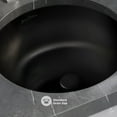 thumbnail image 4 of Monaco 16" Ceramic Undermount Bathroom Sink in Matte Black, 4 of 6