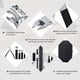 thumbnail image 4 of Manicure Set, Pedicure Kit 18 Pieces, Nail Care Nail Clippers Set Stainless Steel Care Tools For Travel (Black), 4 of 4