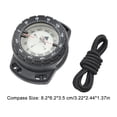 thumbnail image 4 of Eigraketly Brújula de muñeca subacuática, precisa, ajustable, cómoda, para exteriores, para hombres y mujeres, buceo profundo, apnea, calibre Deportes acuáticos Negro Eigraketly OD002495-01B, 4 of 5