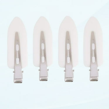 4 Pcs No Bend Hair Clips for Women, No Crease Hair Clips, Hair Clips, Curling Pins, Clips for Hair Styling and Makeup, Hair Accessories for Women and Girls