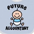 thumbnail image 4 of Inktastic Future Accountant in Training Baby Boys Baby Bib, 4 of 4