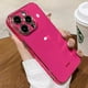 thumbnail image 2 of Funda de silicona de color sólido para iPhone 16, 15, 14, 11, 12, 13 Pro Max, Mini Plus, protección de lente galvanizada, funda suave, 2 of 5