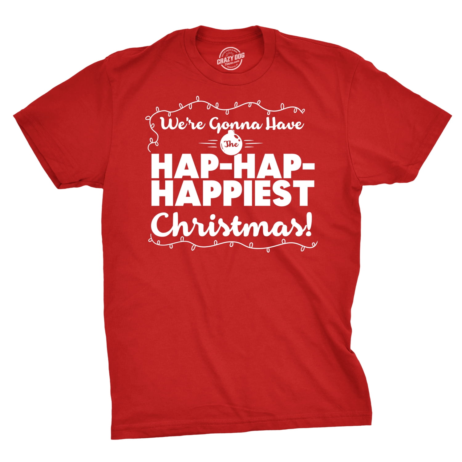 Mens Hap Hap Happiest Christmas Graphic 