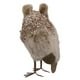 Northlight 6" Brun Paillettes Debout Hibou Figurine de Noël – image 4 sur 4