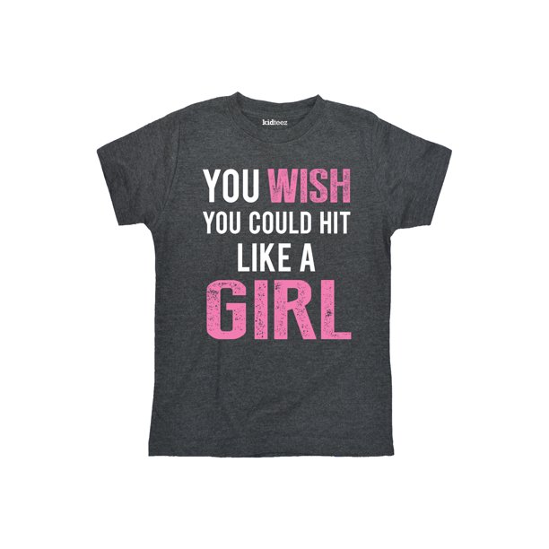 Instant Message You Wish You Could Hit Like A Girl TODDLER SHORT