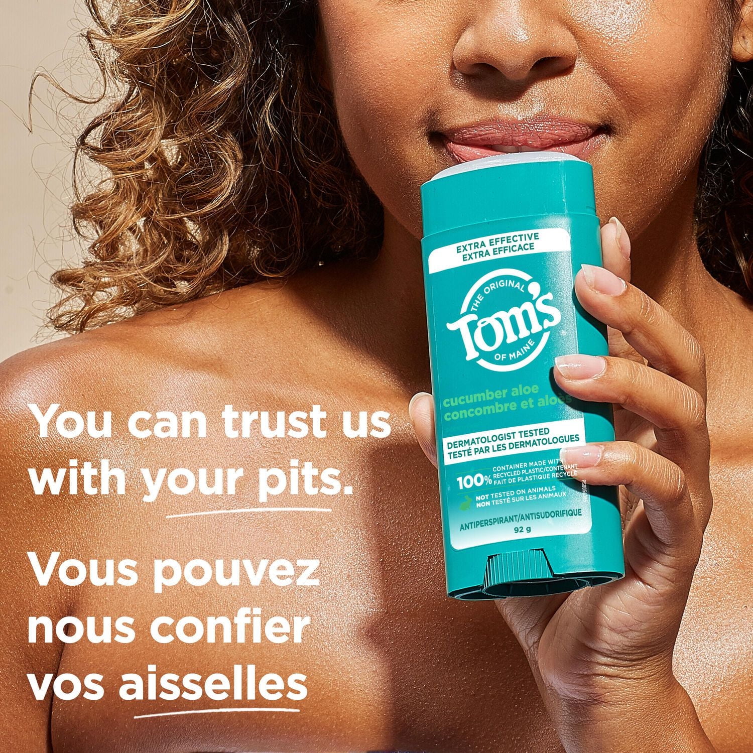 Tom’s of Maine Cucumber Aloe Antiperspirant for Women and Men, With Recycled Aluminum, 92g, Tom's of Maine Cucumber & Aloe Antiperspirant