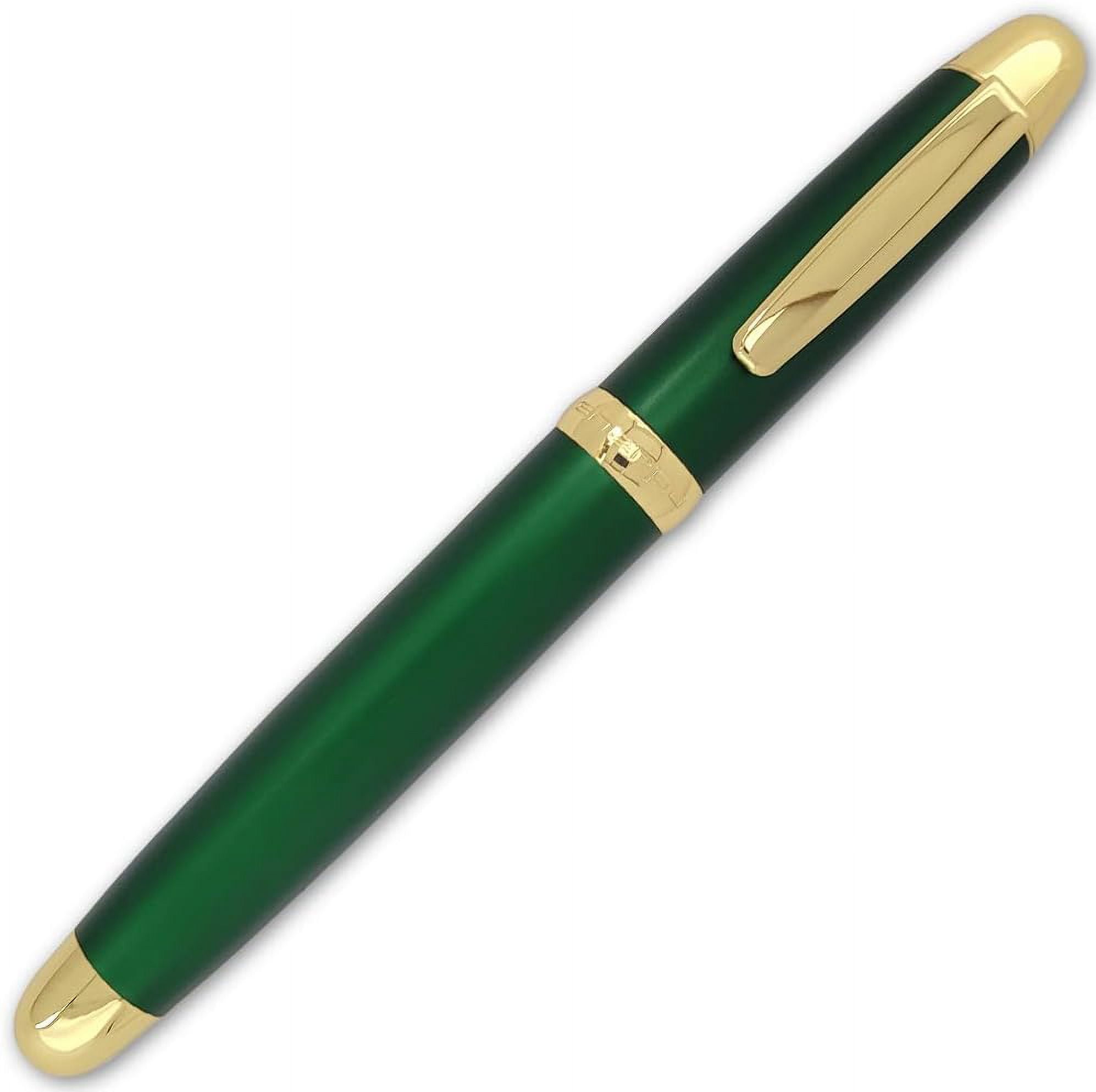 Sherpa Pen Classic Aluminum Forever Green and Gold Marker and Pen Cover