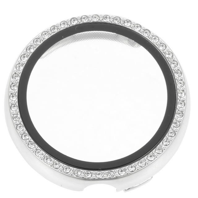Shisuyan Rhinestone Watch Screen Cover Watch Screen Protector Case Compatible for Google Pixel Watch