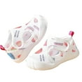 thumbnail image 1 of Ketyyh-chn99 Girls Sandals Boys Baby Girls Sandals Soft Anti-Slip Rubber Sole Infant Summer Outdoor Shoes,Pink,7, 1 of 5