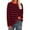Wine 31001, variant on OWMEOT Women's Oversized Sweatshirt Striped Crewneck Tops Raglan Long Sleeve Pullover Shirts Loose Fall Y2K Outfits