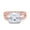 Rose, variant on Simulated Cubic Zirconia Size-5 Princess Cut Art Deco Engagement Wedding Bridal Ring 925 Sterling Silver