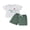 Green, variant on BemeyourBBs Baby Boys First Golf Birthday Outfit 1st Years Old Birthday Summer Clothes Short Sleeve Golf Letter Print TShirt Tops and Shorts Set