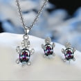 thumbnail image 2 of Animal Ornamento Collar Set Tortuga Pendientes Serie Juegos de Joyas, 2 of 2