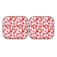 thumbnail image 7 of Fotbe Hand Drawn Strawberry 2-Piece Car Windshield Sun Shade | Sun Blocker for Car Windshield | Foldable Automotive Interior Accessories for Sun Protection-Large, 7 of 7