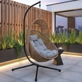 thumbnail image 2 of Columpio Exterior Silla Colgante Jardimex Terraza Jardin Tipo Mimbre, 2 of 9