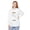 White, variant on Natural Woman The Stare (BL) Long Sleeve T-Shirt