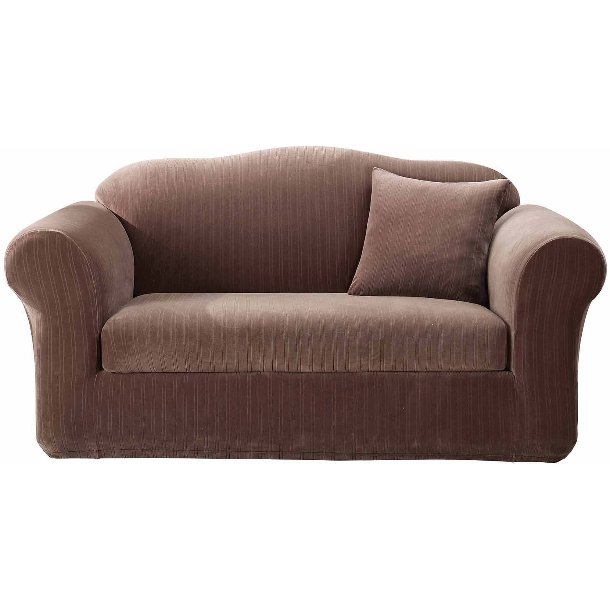 Sure Fit Stretch Pinstripe Sofa Slipcover