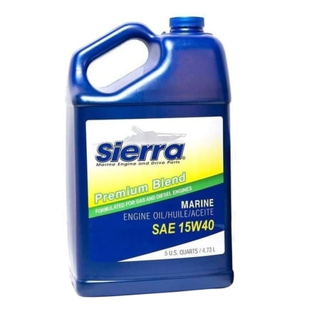 Sierra 18-9554-4 15W-40 Premium Blend Engine Oil - 5 Quart
