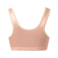 thumbnail image 5 of Wang6 Womens Front Hook Closure Bras Plus Size Large Bust No Wire Seamless Everyday Bras Full Coverage Lace Underwear T Shirt Bra Bralettes Pink XXXXL, 5 of 6