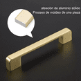 thumbnail image 4 of Tiradores Para Cocina Cajones Armarios 12.8 cm 10 Piezas, Dorado, 4 of 5