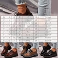 thumbnail image 6 of Rokment Womens Chunky Platform Oxford Shoes Casual Leather Lace up Lug Sole Non Slip Vintage Dress Penny Loafers for Office Business, 6 of 7