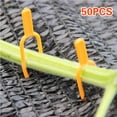 thumbnail image 3 of nipocaio 100Pcs Jardinage Plante Fixation Clips Réutilisables Stolons en Plastique Fixation Vignes Pince Pastèque Fraise Fourche, 3 of 5