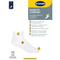 thumbnail image 4 of Dr. Scholl's Men's P6 Diabetic Circulatory Lowcut Flat Knit Socks, 4 of 4