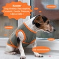 thumbnail image 2 of Kuoser Dog Anxiety Vest, Soft and Reflective Calming Shirt for Dogs, Breathable Pet Anxiety Jacket Wrap for Fireworks, Thunderstorms, Separation, Travel, Gray, Medium, 2 of 7