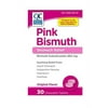 Quality Choice Pink Bismuth Stomach Relief, Original Flavor, 30 Chewable Tablets