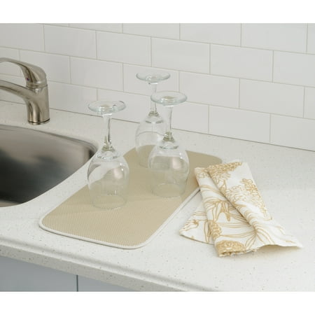 iDry Kitchen Mat Solid, Mini, 18" x 9