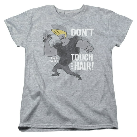 Johnny Bravo - Hair - Women's Short Sleeve Shirt - Large