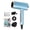 blue, variant on Salon Blow Dryer - 2200W Professional Hair Dryer with Blue Light Therapy, Cool Shot Button, 3 Heat/Speed Settings, Ionic Technology for Fast Drying & Frizz Control